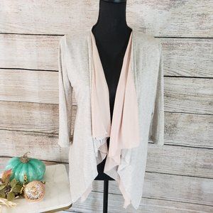 BRIXON IVY MIXED MEDIA OATMEAL COLOR CARDIGAN - SM